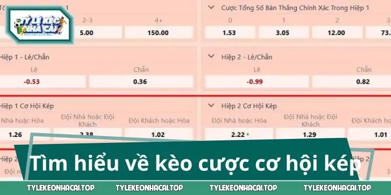 Tìm hiểu về kèo cược cơ hội kép